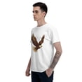 thumbnail image 2 of Bald Eagle Men's T-Shirt Cotton 100% Summer Tops Fashion Casual Bald Eagle Short Sleeves for Men Women Round Collar Top Tees, 2 of 6