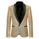 thumbnail image 3 of Conjunto de lentejuelas de baile informal de talla grande para hombre de primavera, ropa de fiesta de anfitrión en varios estilos, 3 of 6
