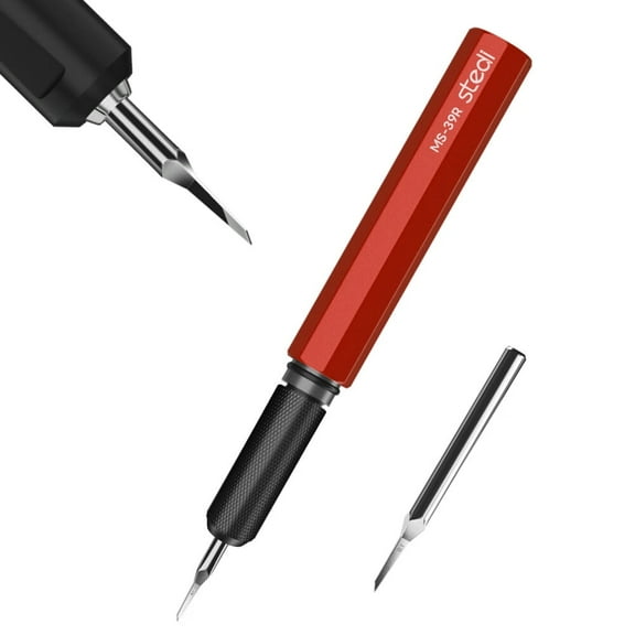 stedi Model Scriber Chisel,Tungsten steel Blades 0.15mm,for Modeling Hobby,RG Scale Model,Gundam Model Kit,for Scribing line, Engraved,Panel line,Resin,RED