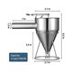 thumbnail image 2 of Pancake Batter Dispenser, Multi- Stainless Steel Funnel Cake Dispenser With Stand Great For Pancake, 2 of 5
