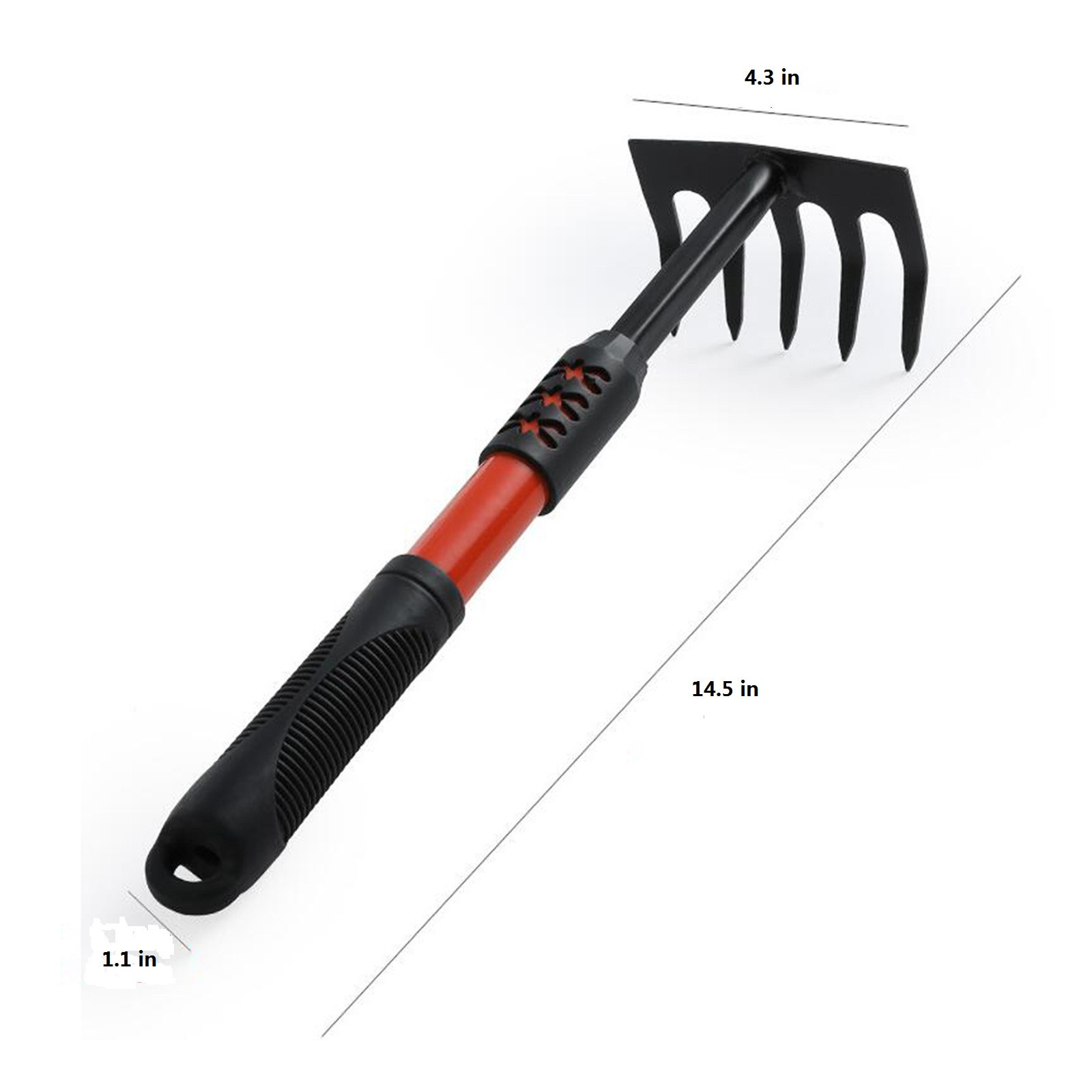 BKFYDLS Household Tools,Small Iron Rake Duty Gardening Tools Steel With