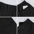thumbnail image 6 of Zimjoy Cargo Pants for Men Ripstop Multi Pocket Breathable Trousers Relaxed Fit Outdoor Utility Pants for Fishing Construction Black 4XL, 6 of 9