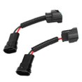 thumbnail image 1 of 2Pcs H11 Bulb Lamp Base Adapter Socket Female Male Wire Plug Harness Holder For Car Headlight, 1 of 4