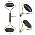 thumbnail image 1 of 2 uds./kit de masajeador Gua Sha para el cuidado facial, rodillos de Jade, belleza, salud, raspado de la piel, levantamiento de barbilla, masaje de piedra Natural Gouache Tan Jianjun unisex, 1 of 2