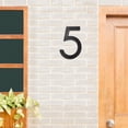 thumbnail image 6 of House Numbers 8 Inch Abs Plastic for Outside, Modern House Number Sign for Front Door Wall, Weatherproof Rust-Proof Easy to Install Address Numbers for Home, Apartment, Garage, Yard, Mailbox, 6 of 7