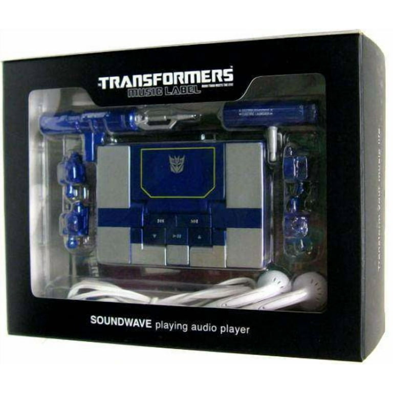 Transformers Music Label Soundwave MP3 Player (Spark Blue