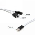thumbnail image 2 of Type-c To Type-C+3.5mm Audio Adapter Headset Charging Two-in-one Adapter, 2 of 4