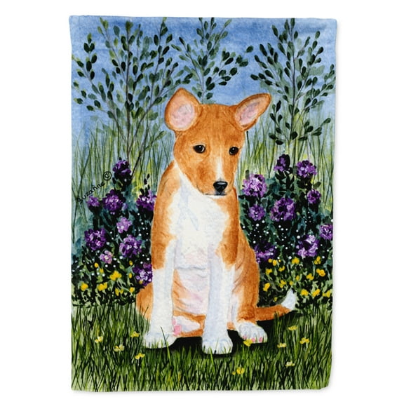 Basenji Garden Flag