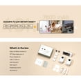 thumbnail image 6 of BONOCH 5.5" 1080P Video Baby Monitor with 2 Cameras, Wireless, Motion Sensor, and Local Storage, White, 6 of 10