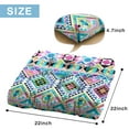 thumbnail image 5 of 22 Inch Square Meditation Cushion, Dutch Velvet Boho Floor Pillow for Yoga, Reading Nook, and Relaxation, 5 of 7
