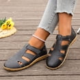 thumbnail image 6 of Wensltd Women's Sandals Closed Toe Flat Sandals With Adjustable Straps For Casual Summer And Everyday Wear, 6 of 9
