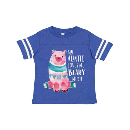 

Inktastic My Auntie Loves Me Beary Much with Cute Bear Gift Toddler Boy or Toddler Girl T-Shirt
