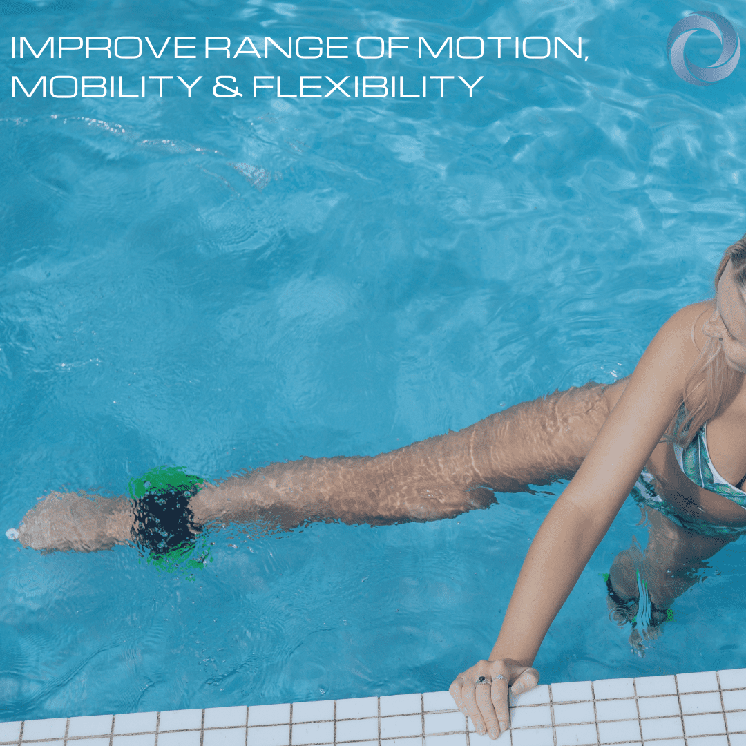 Aqualogix Green Low Resistance Aquatic Hybrid Fin Set - Lower/Upper Body Pool Exercise Fins - Water Leg Weights - Includes Link to Pool Workout Online (Fins Pair - Green)