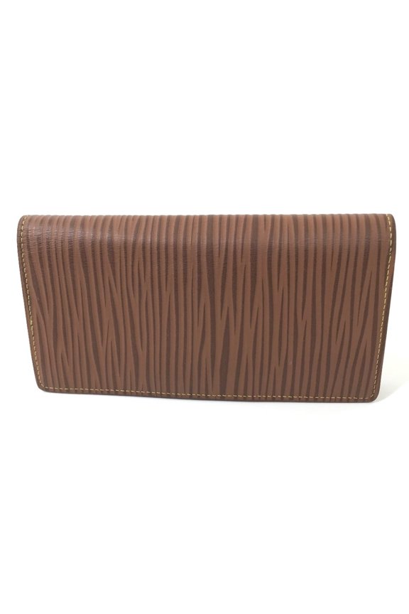 Pre-Owned LOUIS VUITTON M82631 Epi Portefeuille Brazza NM Long Wallet Bi-fold Leather Men's...