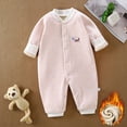 thumbnail image 2 of CAUYDY Preemie Boys Bodysuit Baby Clothes 3 6 9 Months 1T 2T Newborn Long Sleeve Romper Fall Winter Infant Boy Pajamas Toddler Sleepers Pink for Sizes 12-18 Months, 2 of 6