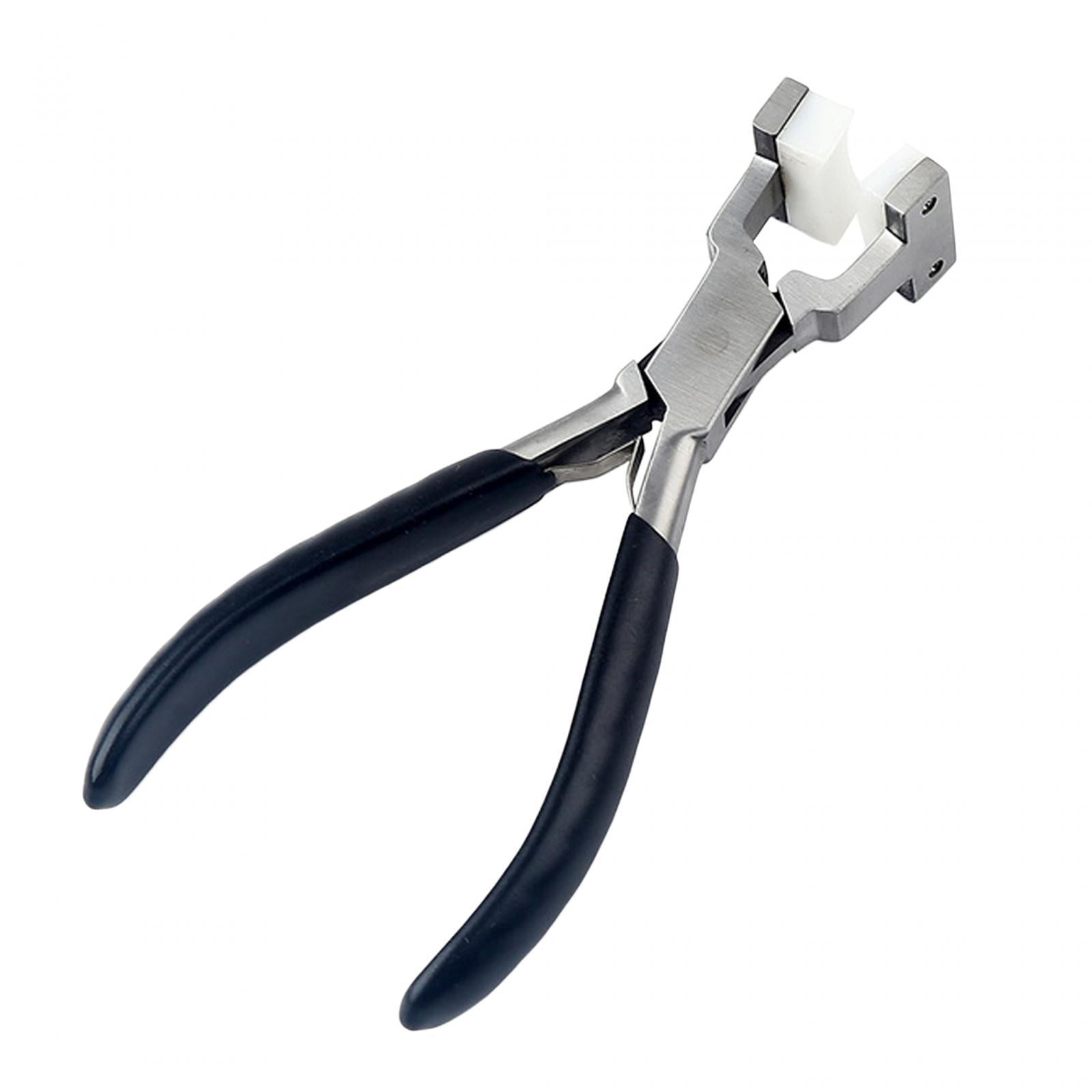 FVDPWYE Double Nylon Jaw Pliers Jaw Plier Anti Rust Steel Bead Crimping Plier Jewelry Style C