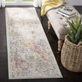thumbnail image 1 of SAFAVIEH Madison Collection 2'3" x 16' Grey / Gold MAD611F Boho Chic Floral Medallion Trellis Distressed Non-Shedding Living Room Bedroom Runner Rug, 1 of 2