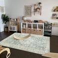 thumbnail image 5 of Lahome 5x7 Farmhouse Washable Rug Indoor, Non Slip Rugs for Livng Room, Soft Ultra Thin Green Bedroom Rug Throw Carpet for Nursery Playroom, 5 of 8