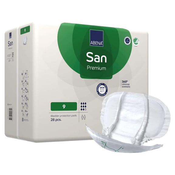 Abena San Premium Unisex Incontinence Liner 14.5 X 28.7 Inch 1000021311, 28 Ct
