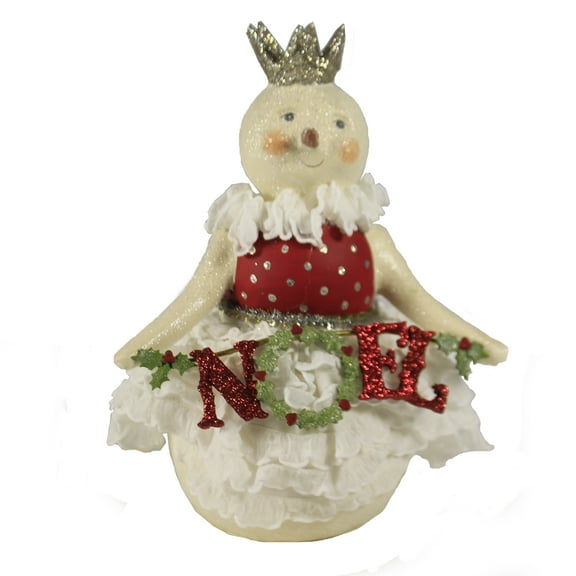 Rose Noel - One Figurine 7.5 Inch, Polyresin - Snow Lady Holly 55424.
