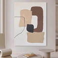 thumbnail image 2 of Large Handmade Gold Abstract Oil Painting On Canvas Wall Art Hotel Home Decoration Modern Living Room Bedroom Textured Artworks, 2 of 8