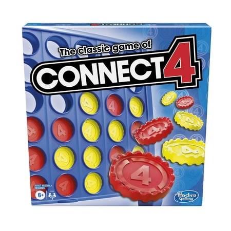 Hasbro Gaming Connect 4 Classic Grid,4 in a Row Game,Strategy Board Games for Kids,2 Player .for Family and Kids,Ages 6 and Up E11
