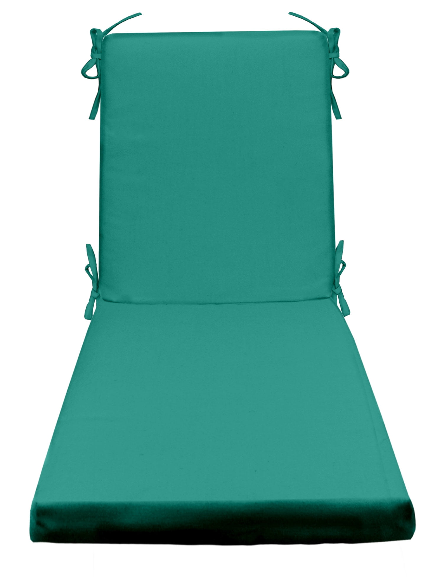 RSH Décor Indoor Outdoor Foam Chaise Lounge Chair Cushion, Cancun Blue