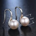 thumbnail image 6 of 925 Silver White Pearl Women Drop Earring Elegant Anniversary Jewelry A Pair, 6 of 6
