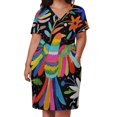 thumbnail image 2 of Parajos-vestido holgado con bolsillos para mujer ropa de noche, 2 of 6