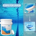 TAKSHO 45 Lb Chlorine Tablets, Pool Sanitizer, Long Lasting, Slow