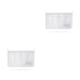 thumbnail image 2 of Bolsa de malla Moyic Organizador de refrigerador Doble compartimento Blanco 1 PC, 2 of 6