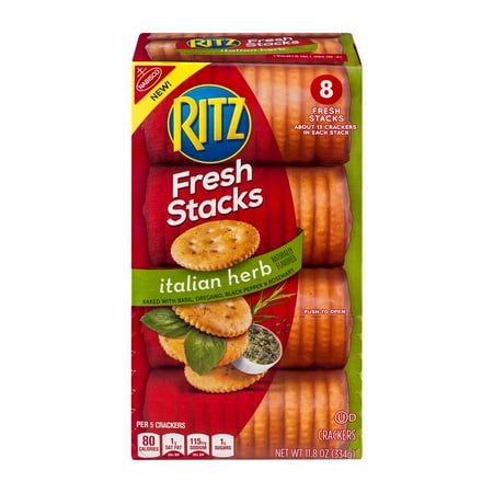 Ritz Fresh Snacks Crackers Italian Herb - 8 CT11.8 OZ