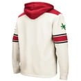 thumbnail image 3 of Men's Colosseum Cream Ohio State Buckeyes Big & Tall Hockey Lace-Up Pullover Hoodie, 3 of 3