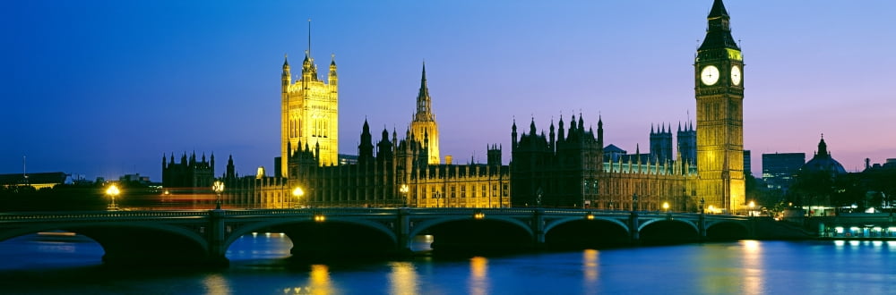 Big Ben And Houses
