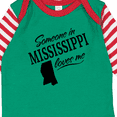 thumbnail image 4 of Inktastic Someone in Mississippi Loves Me Boys or Girls Long Sleeve Baby Bodysuit, 4 of 5