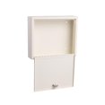 thumbnail image 3 of AdirOffice Multi Purpose Steel Wall Mountable Drop/Suggestion/Ballot/Mail Box W/Lock, White, 3 of 3