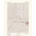 thumbnail image 4 of USGS 12x14 Black Modern Wood Framed Wall Art Titled - West Gillette Wyoming Quad - USGS 1971, 4 of 6