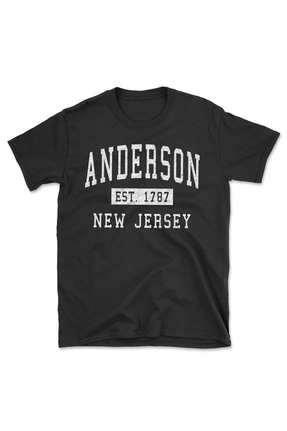 Anderson New Jersey Classic Established Men's Cotton T-Shirt