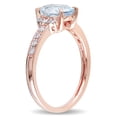 thumbnail image 3 of Everly Women's Aquamarine Rose Gold Plated Ring, 3 of 5