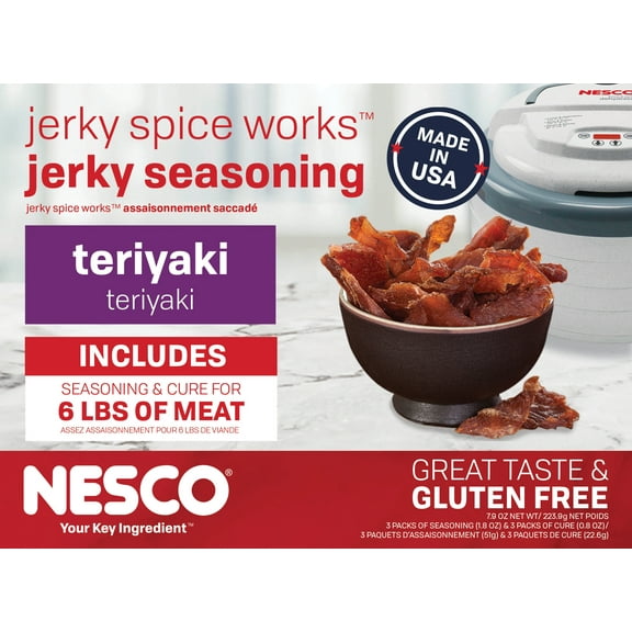 NESCO® BJT-6 Teriyaki Jerky Seasoning, 3 Pack