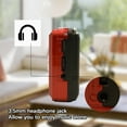 thumbnail image 3 of Radio Portable avec Antenne Télescopique Radio Haut-Parleur Rechargeable Carte TF Lecteur USB pour Randonnée Marche Senior, 3 of 8