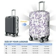 thumbnail image 6 of Haiem Lavender Flowers Luggage Cover Printed Suitcase Covers for Luggage Elastic Washable Suitcase Protector Fits 18-32 Inch Luggage-Medium, 6 of 9