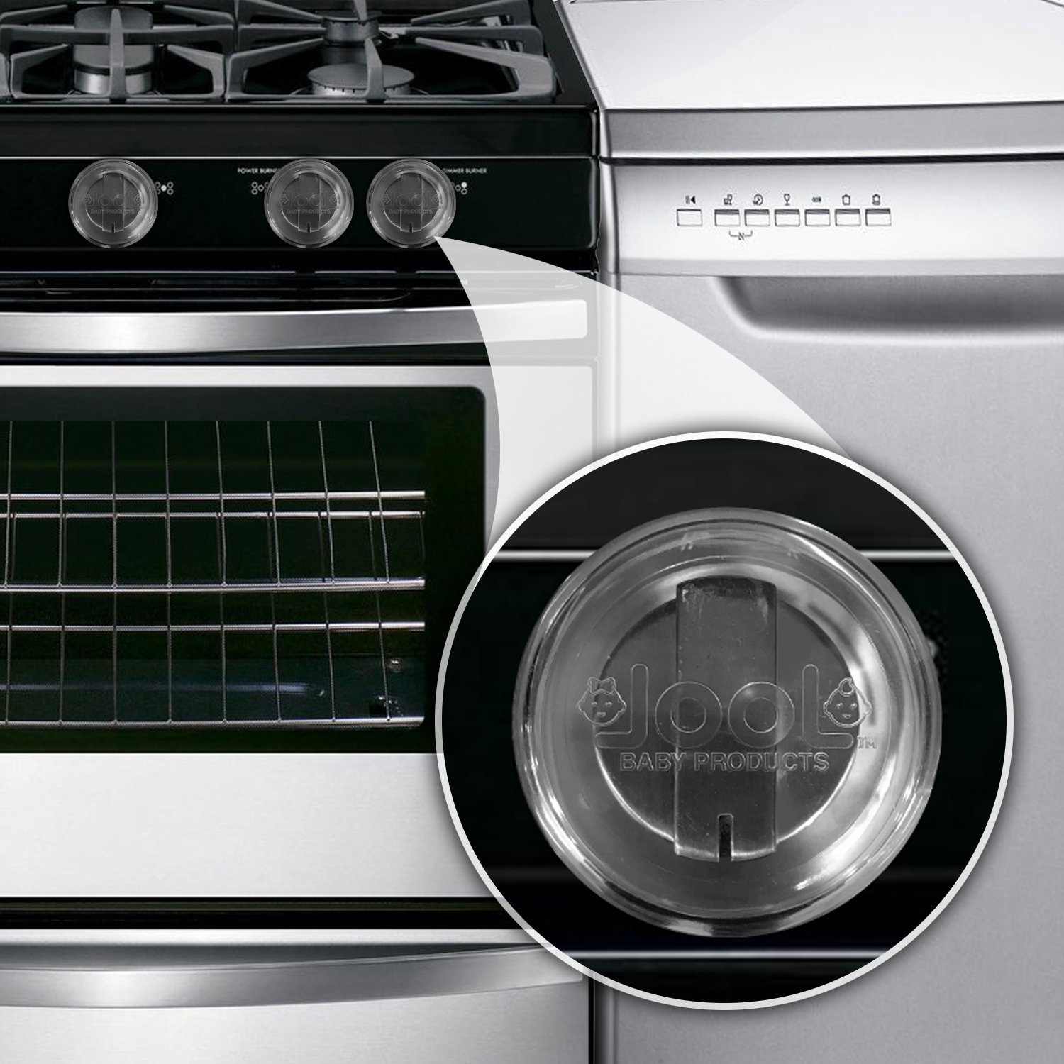 Jool Baby Stove Knob Covers Clear 5 Pack photo 5