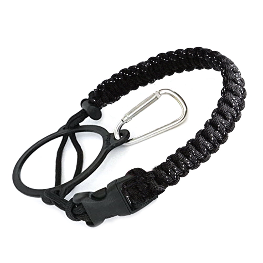 Paracord Strap Water Bottle Handle for Hydro Flask And Other Wide Mouth