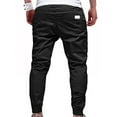 thumbnail image 6 of qolati Mens Casual Joggers Pants Cotton Drawstring Chino Cargo Pants Hiking Outdoor Athletic Twill Track Sweatpants, 6 of 6