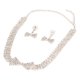 thumbnail image 5 of Conjunto De Joyería Para Mujer, Conjunto De Pendientes Y Collar Galvanizado Con Cadena Ajustable Para Fiesta, 5 of 8