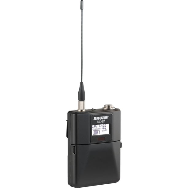 Transmisor portátil Shure ULXD1LEMO3 para micrófono inalámbrico ULX-D