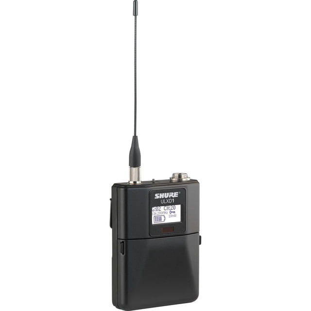Transmisor portátil Shure ULXD1LEMO3 para micrófono inalámbrico ULX-D