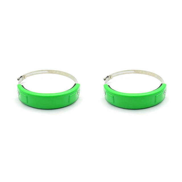 Protector de escape Kenally universal para motocicleta 2 piezas Verde