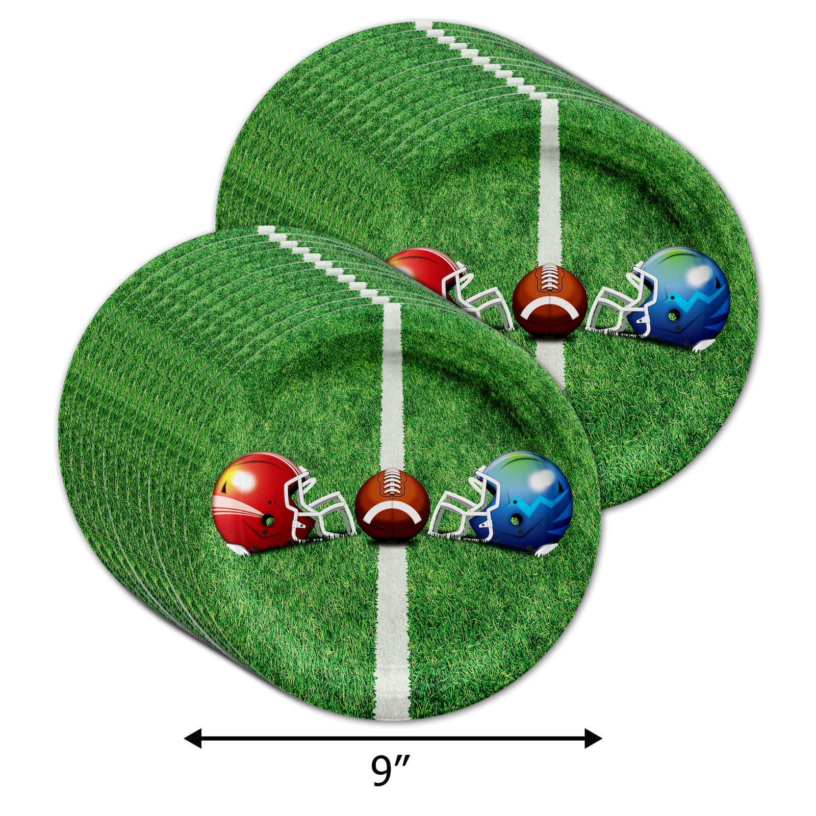 Birthday Galore Sunday Football Party Party Tableware Set Includes Plates Napkins | Kit for 24